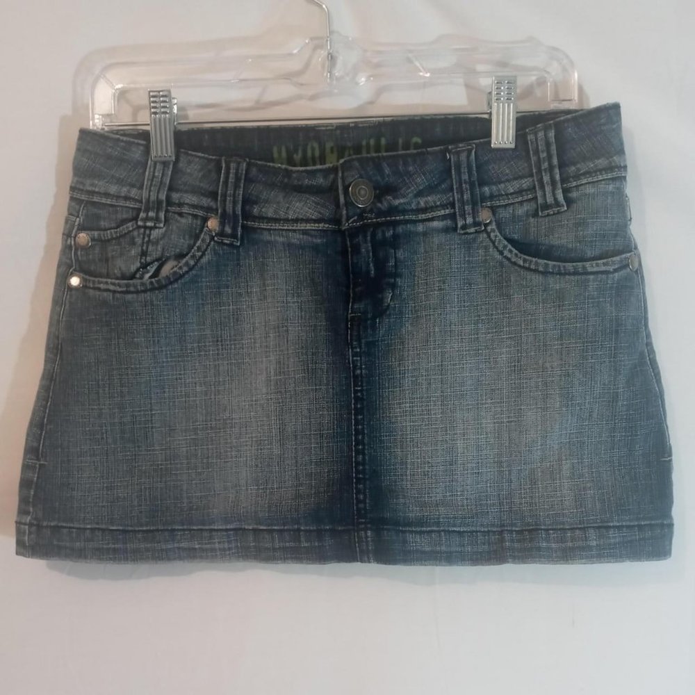 mini jean skirt with pockets size 7/8